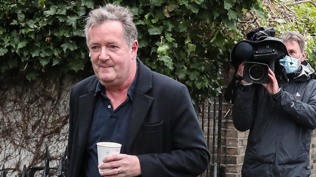 Amid death threats, Piers Morgan tells 'Extra' he's received support from royals, and Sharon Osbourne