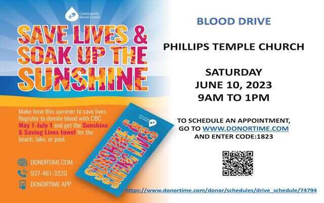 Phillips Temple Church Blood Drive