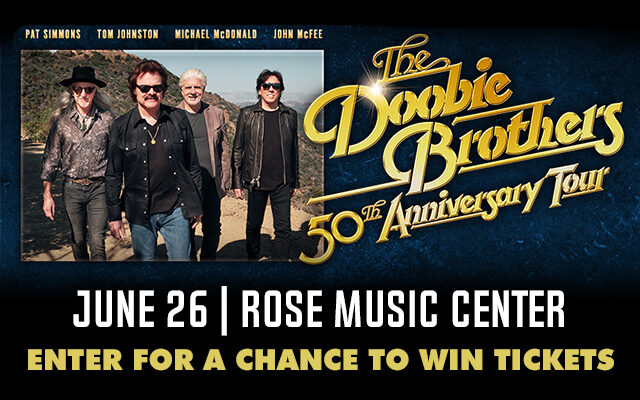 Win Tickets to See The Doobie Brothers on Monday, June 26th