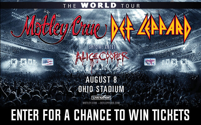 Win Tickets to See Motley Crue & Def Leppard on Tuesday, August 8th