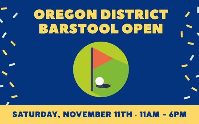 20th Annual Oregon District Barstool